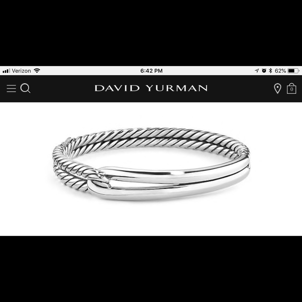 David Yurman Labyrinth Sterling Silver Bracelet